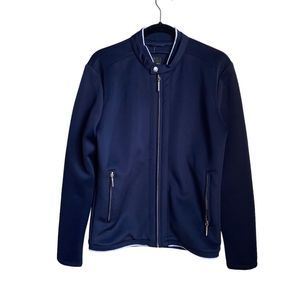 ZARA MAN navy blue bomber jacket size medium m